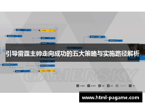 引导雷霆主帅走向成功的五大策略与实施路径解析
