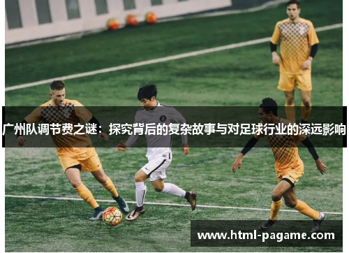广州队调节费之谜：探究背后的复杂故事与对足球行业的深远影响